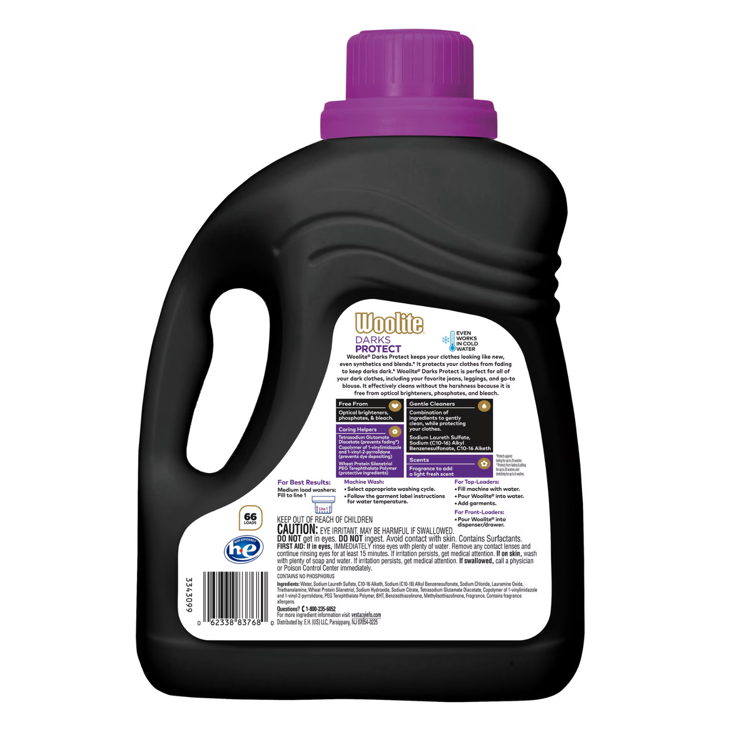 Woolite Darks Defense Liquid Laundry Detergent 2 Pack 100oz 66 Loads