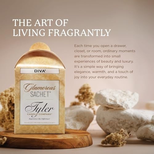Glamorous Sachet & Reusable Dryer Sheets Bundle, Luxury Home Fragrance, 8 Count