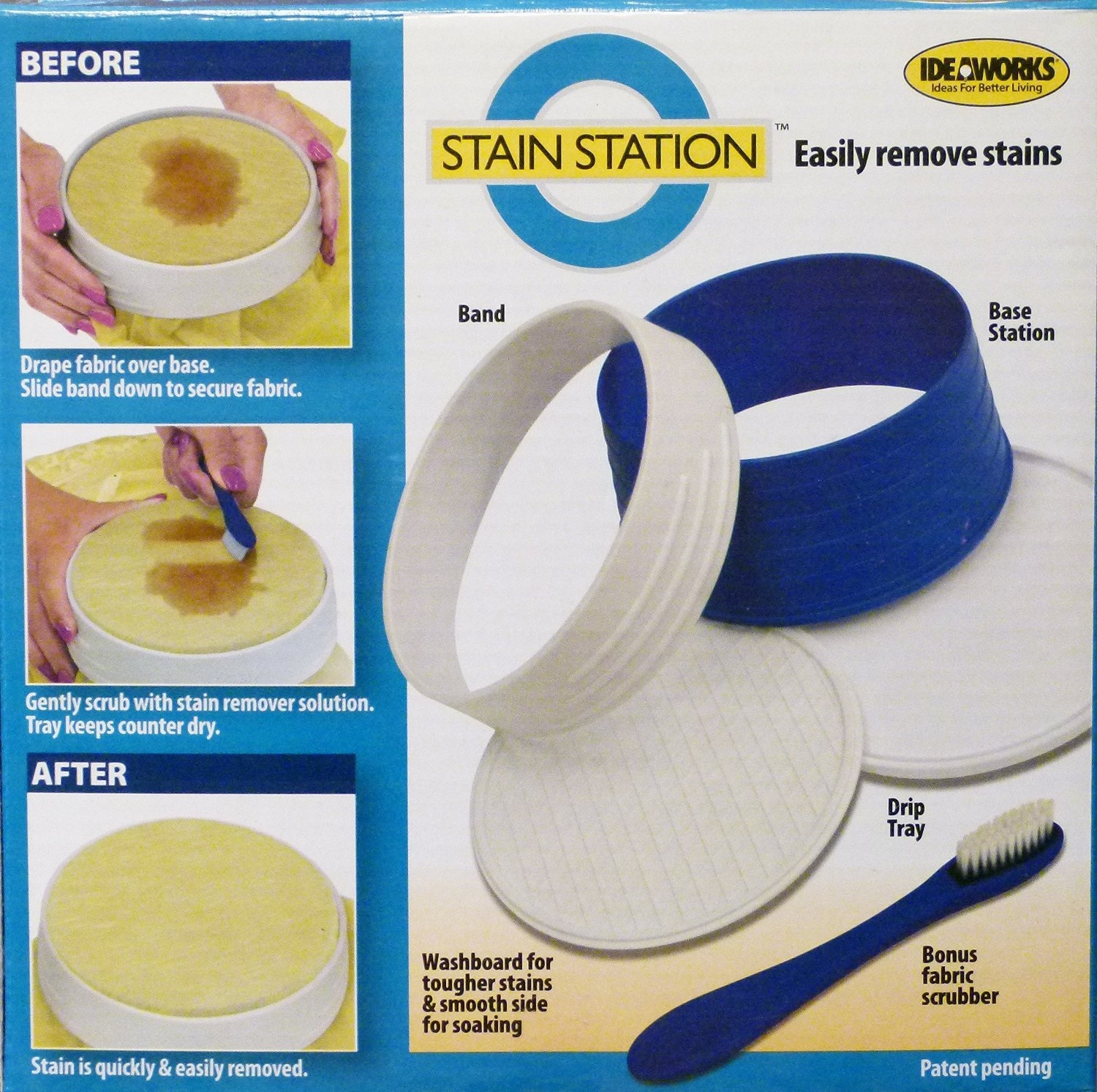 Stain Station Remover Wash Washboard Cleaning Shirt Clothes Pants Remove Clean