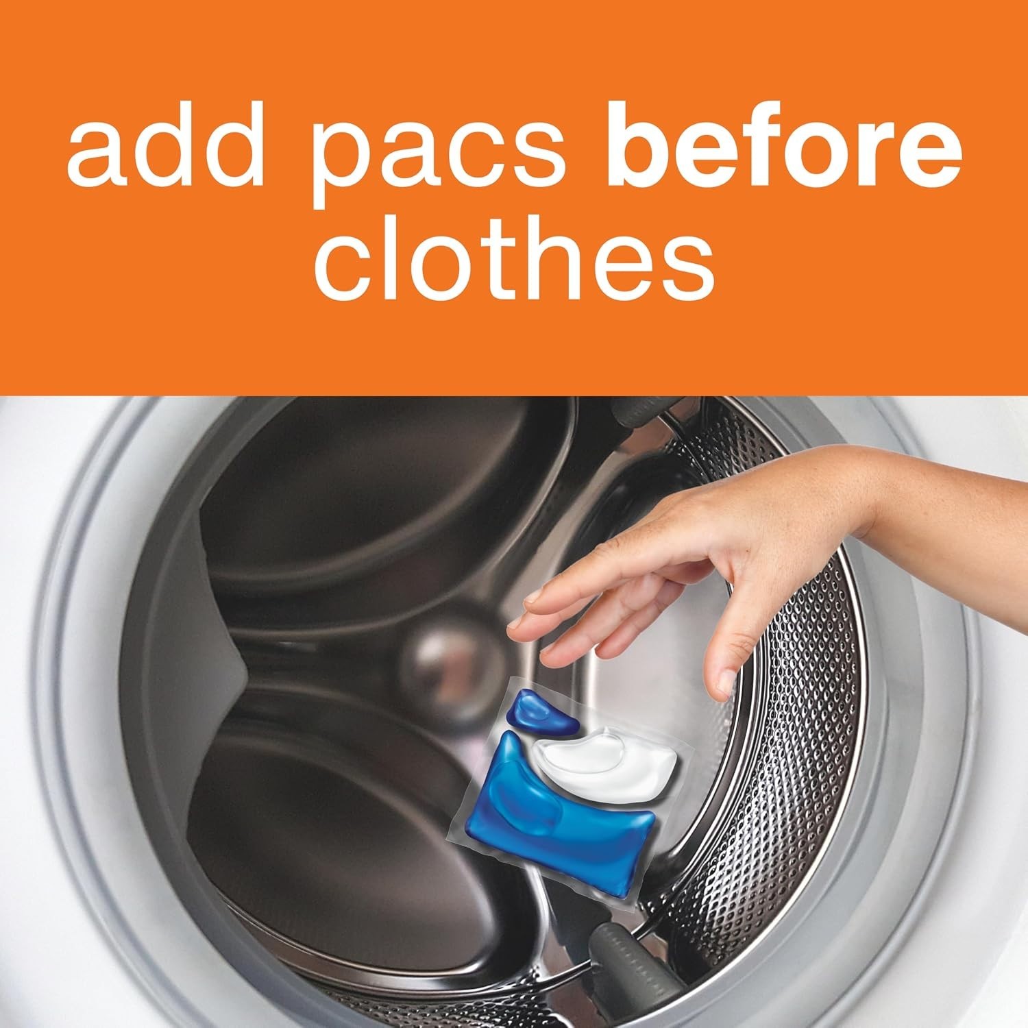 112 Count Laundry Detergent Pacs – Powerful Triple Action with Scent