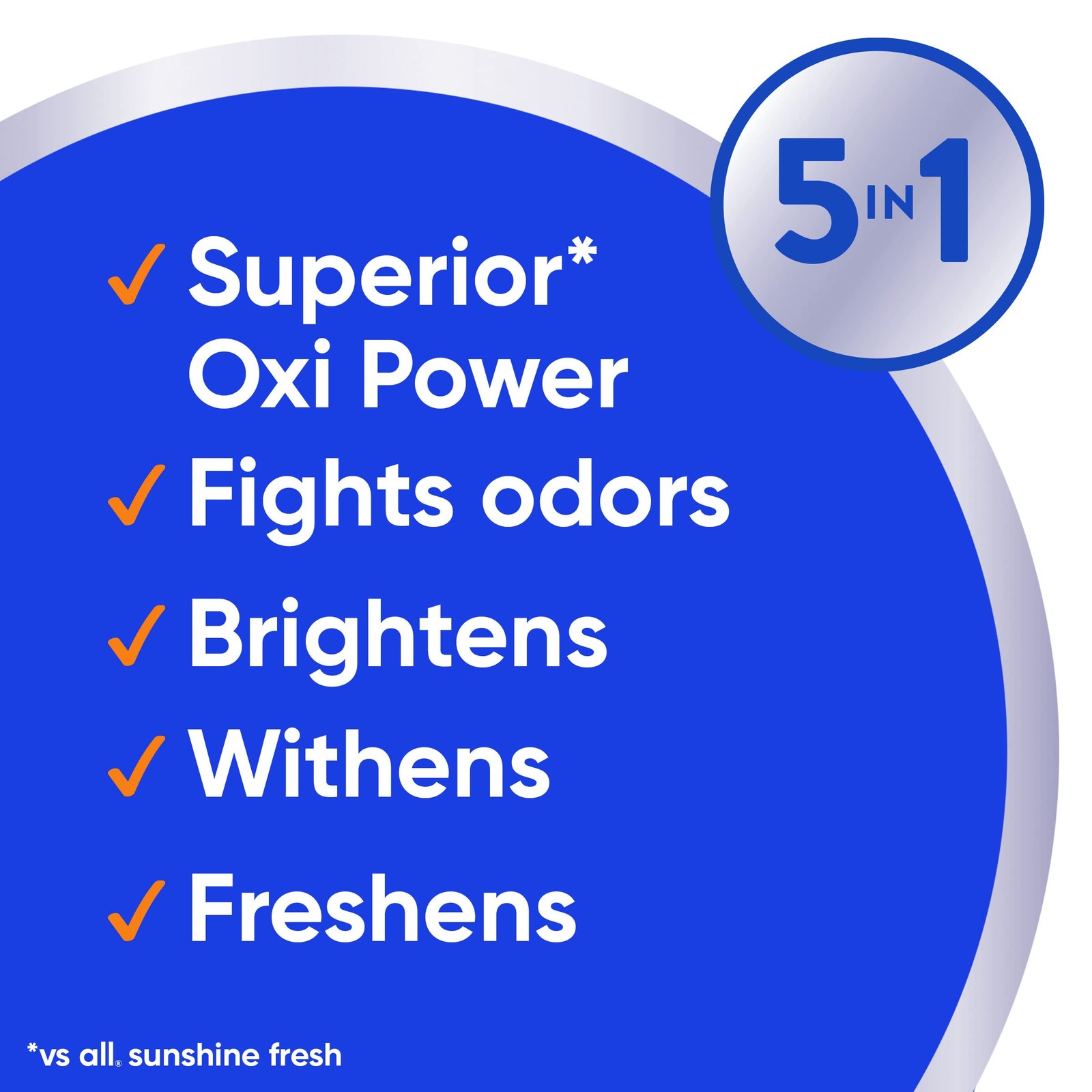 Pacs De Detergente Para Ropa Oxi Fresh Clean 60 Unidades Aroma Fresco