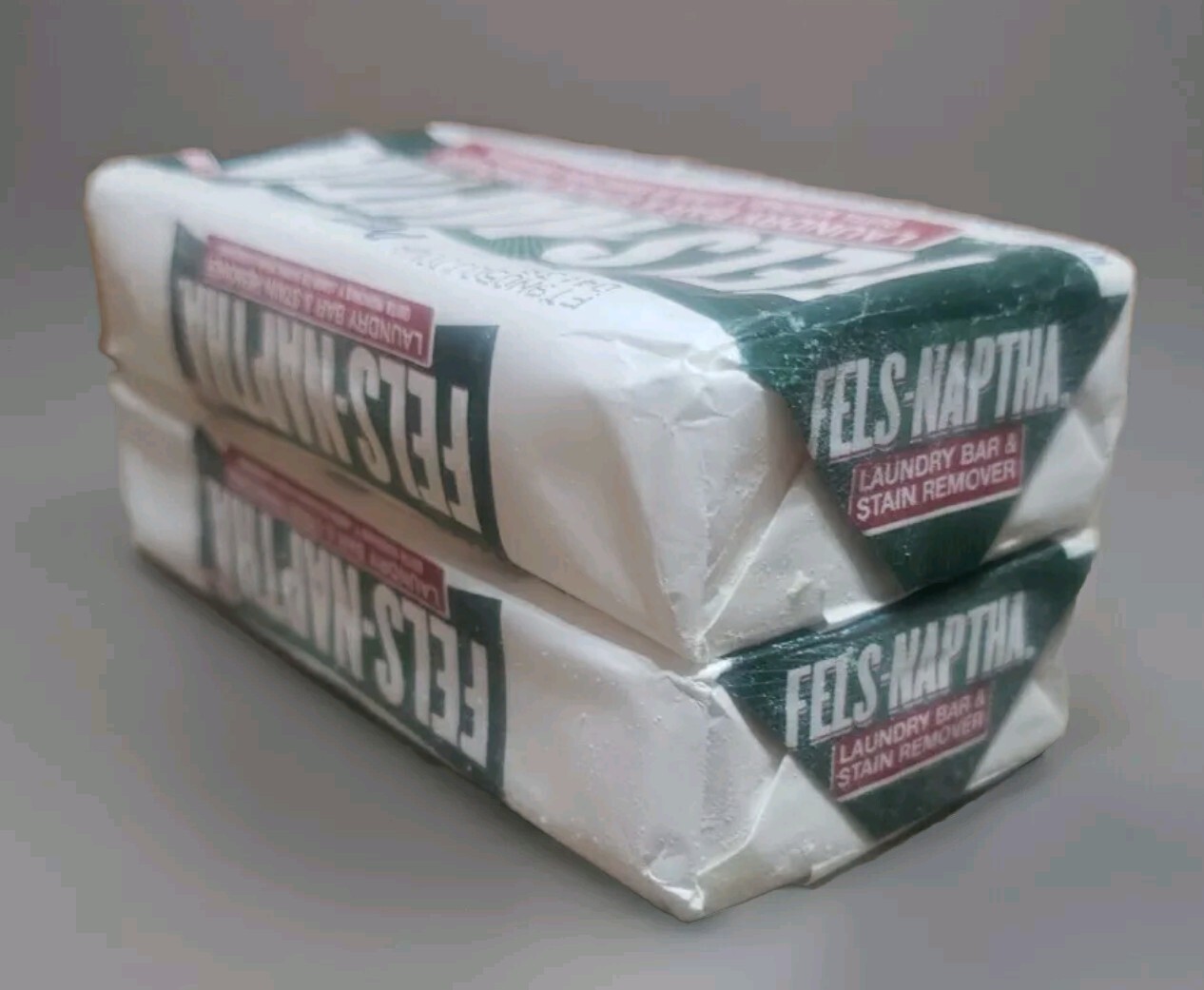 New Fels-Naptha By Purex Laundry Bar Soap And Stain Remover Lot Of 2 Bars