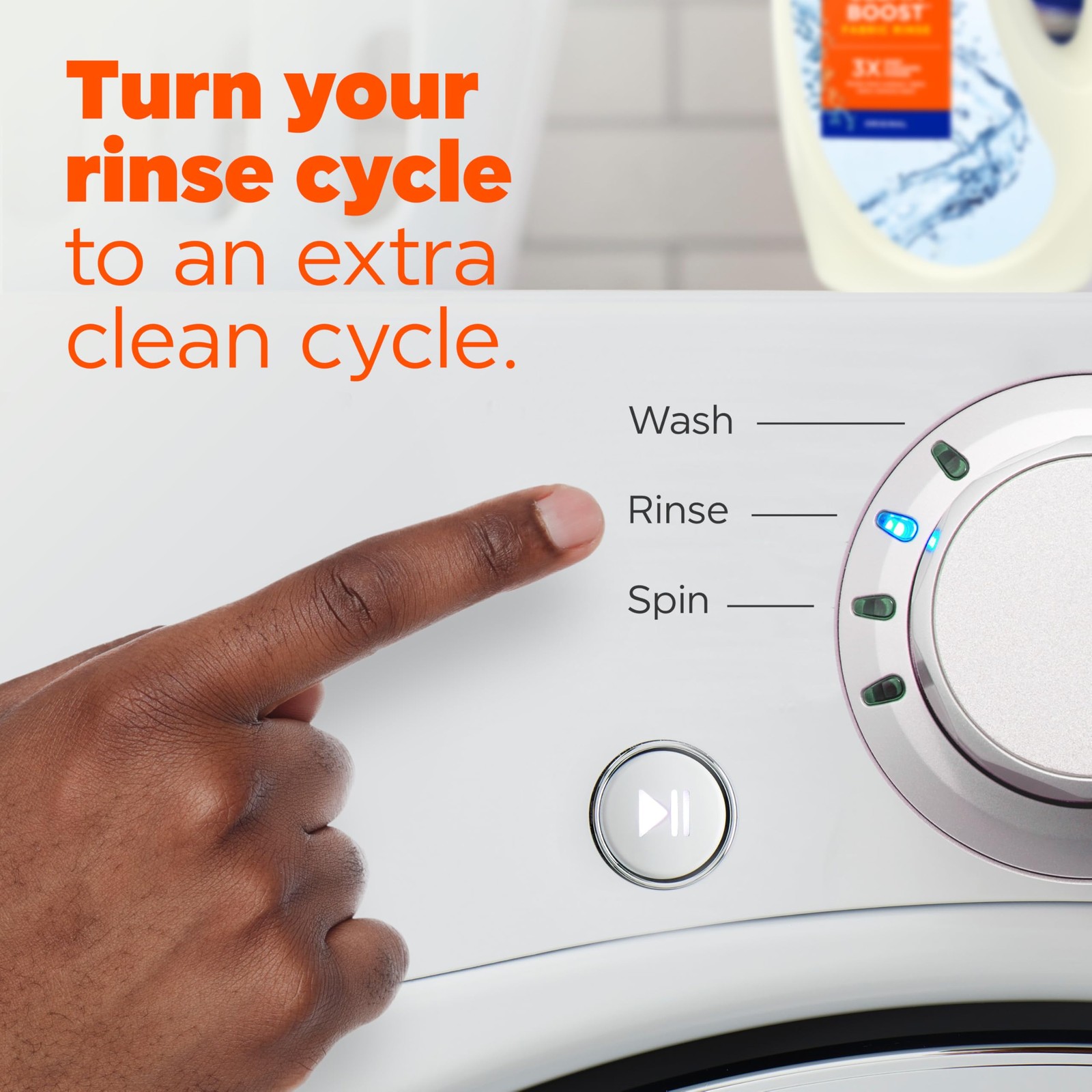 Tide Clean Boost Fabric Rinse, 62 fl oz fl oz, Removes Odors and Residues, Sa…