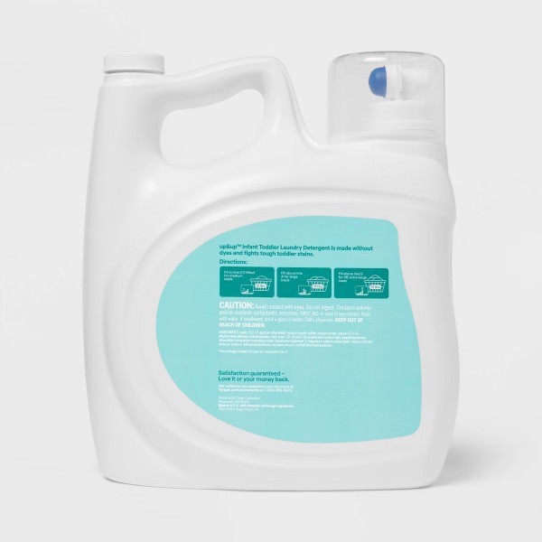 Infant Toddler Liquid Laundry Detergent 84 Loads – 132 fl oz