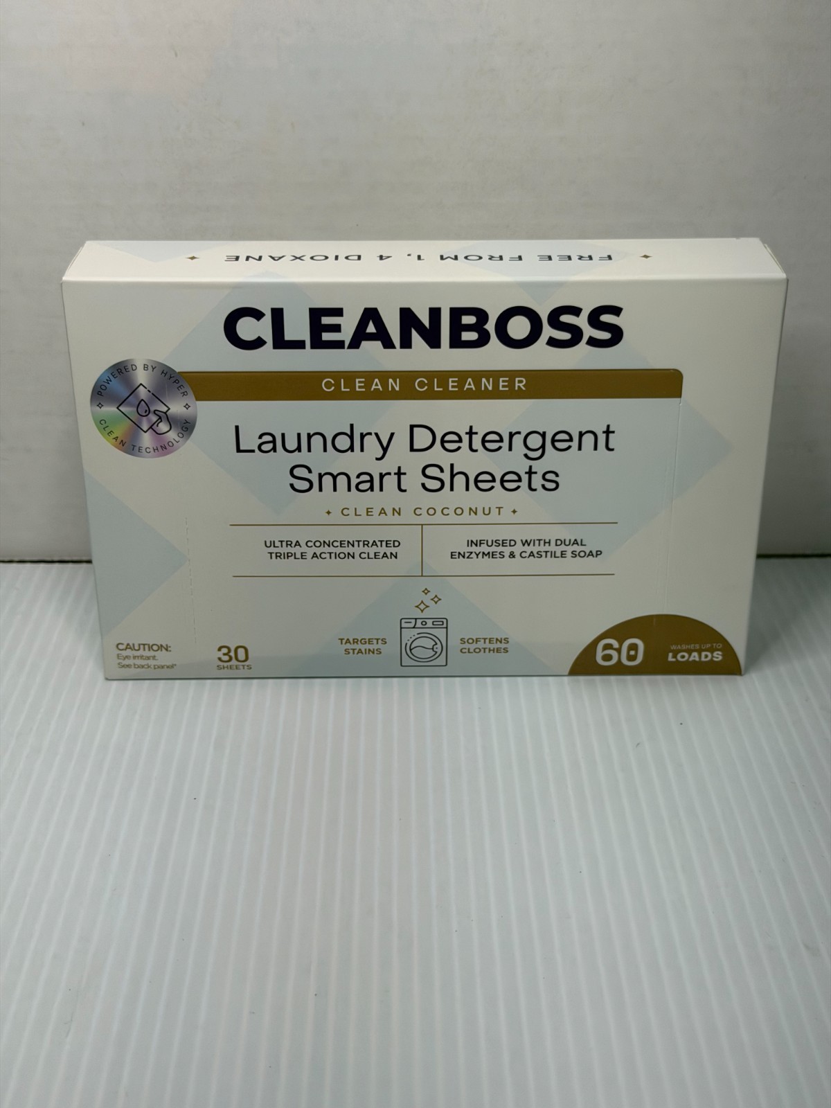CleanBoss Powerful Laundry Smart Sheets 30 Sheets Up to 60 Loads – Clean Coconut