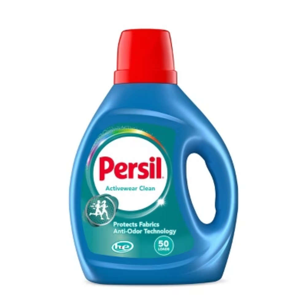 Persil Activewear Liquid Detergent, HE Deep Clean, Fresh Scent,50 Loads,84 fl oz