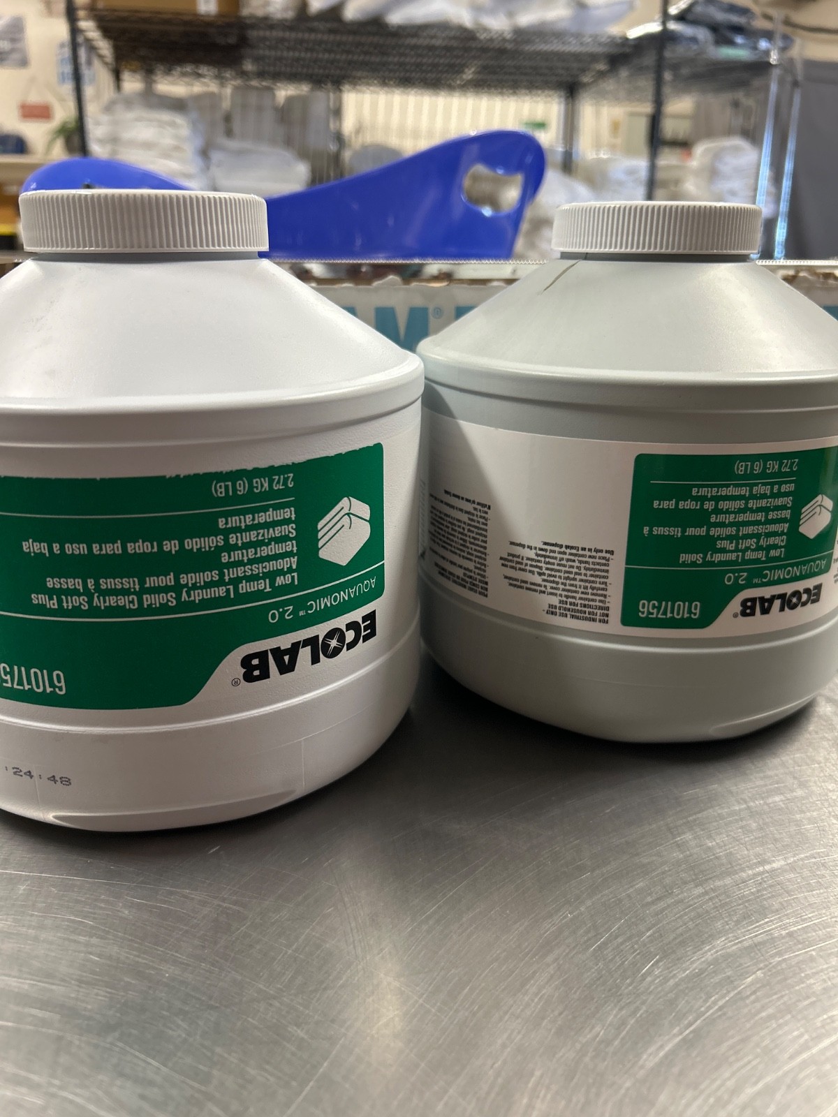 (2) Ecolab 6101754 Aquanomic Biocare Solid Sour-Soft | 6lbs Unit