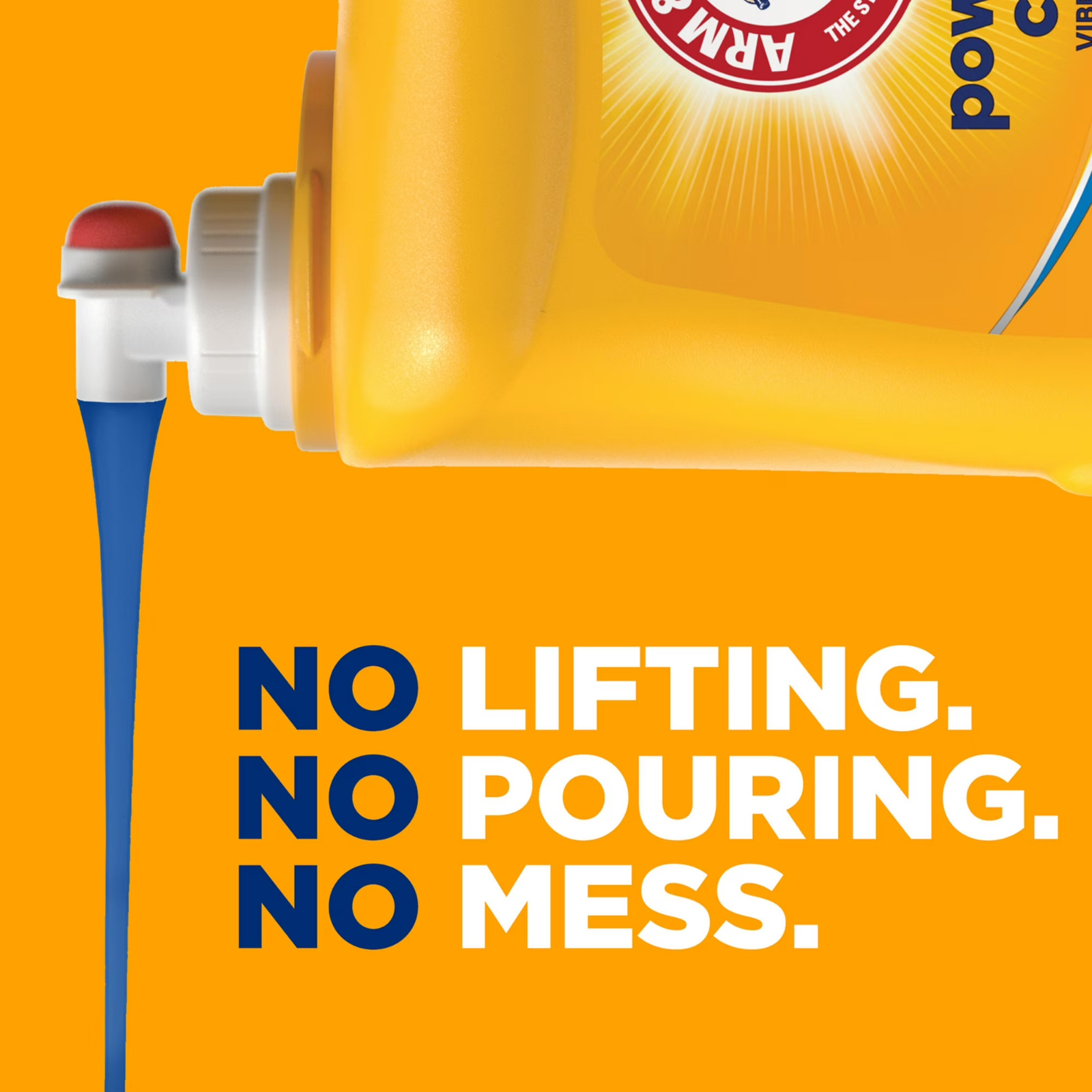 ARM & HAMMER Laundry Detergent Liquid, Clean Burst, 5 Extra Loads, 205 fl oz x 2