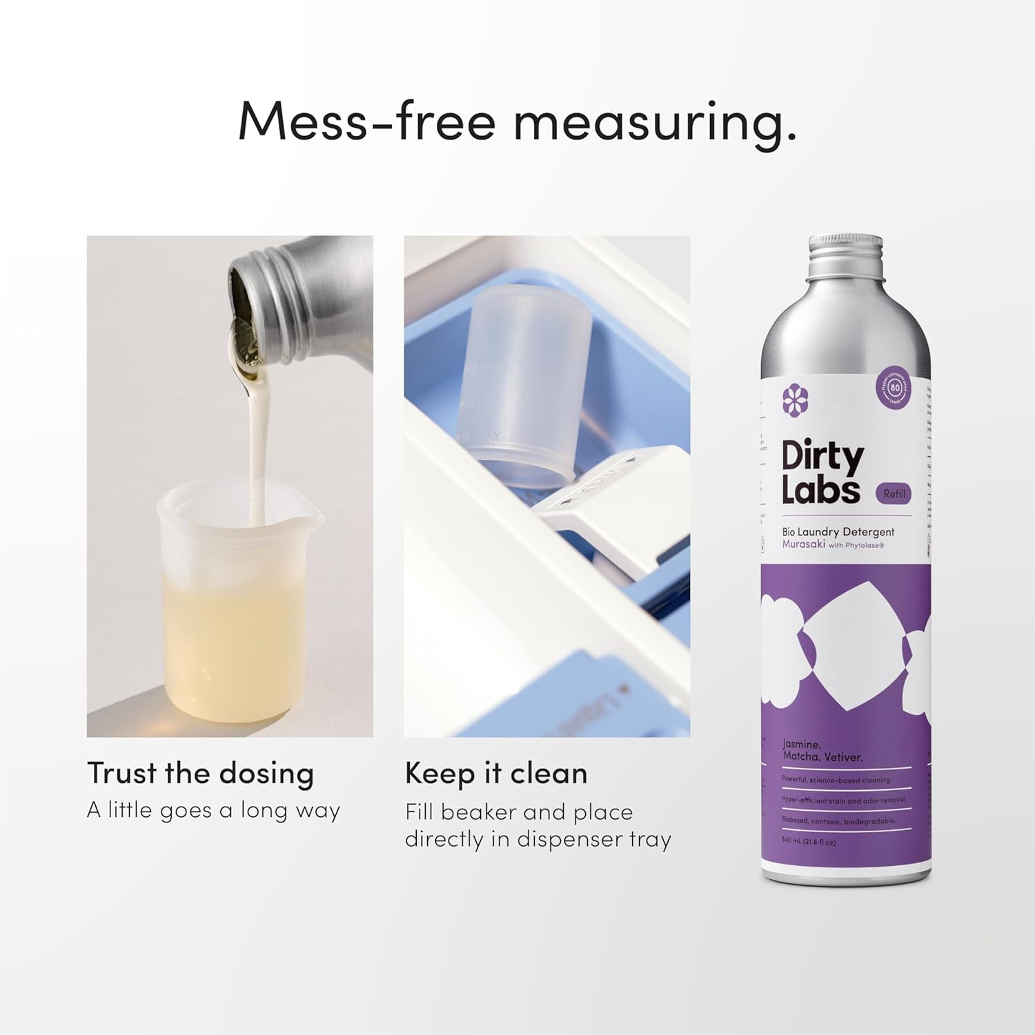 | Murasaki Scent | Bio-Liquid Laundry Detergent | 80 Loads (21.6 Fl Oz) | Hyp…