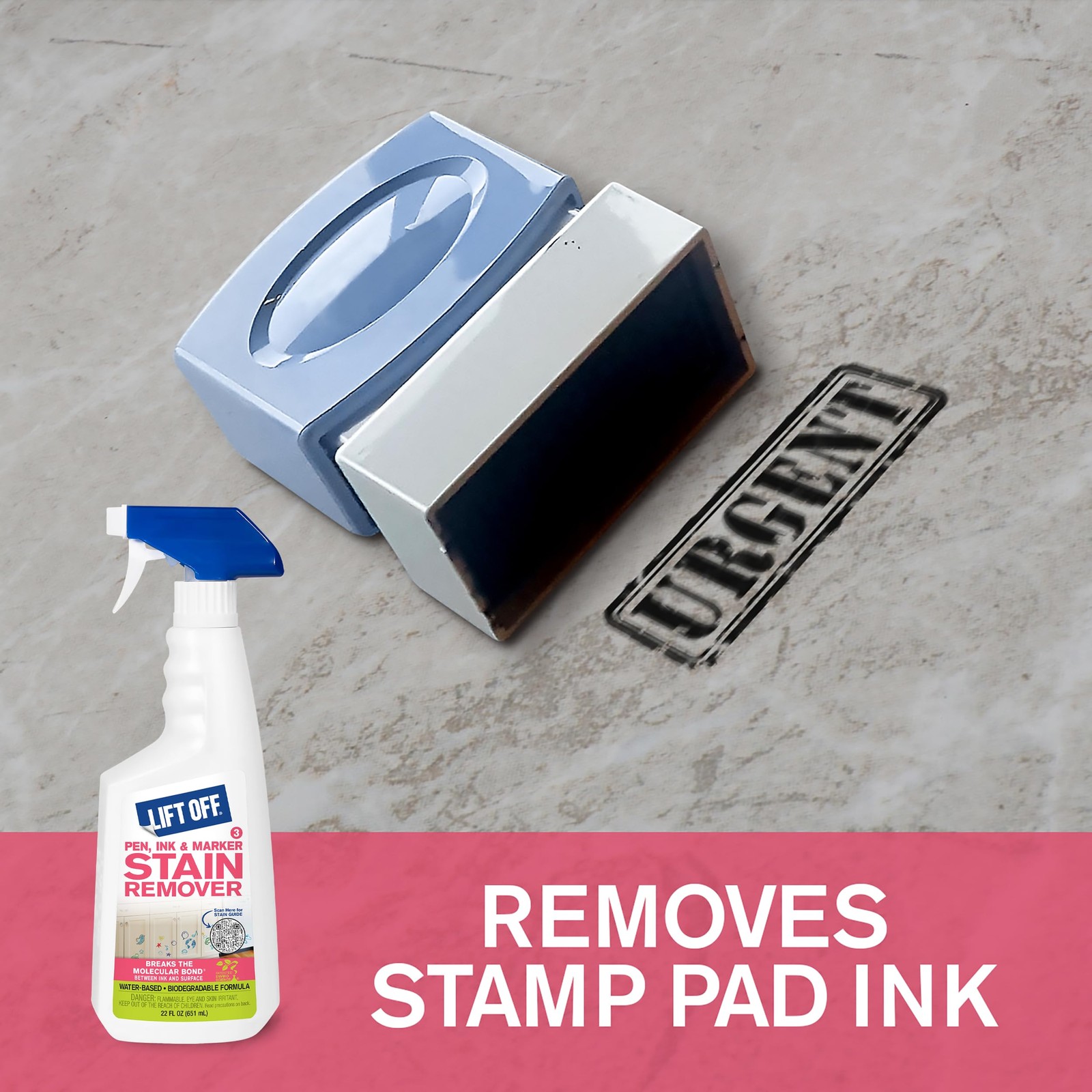 40901 Pen, Ink & Marker Stain Remover – Removes Nail Polish, Makeup, and Dyes…