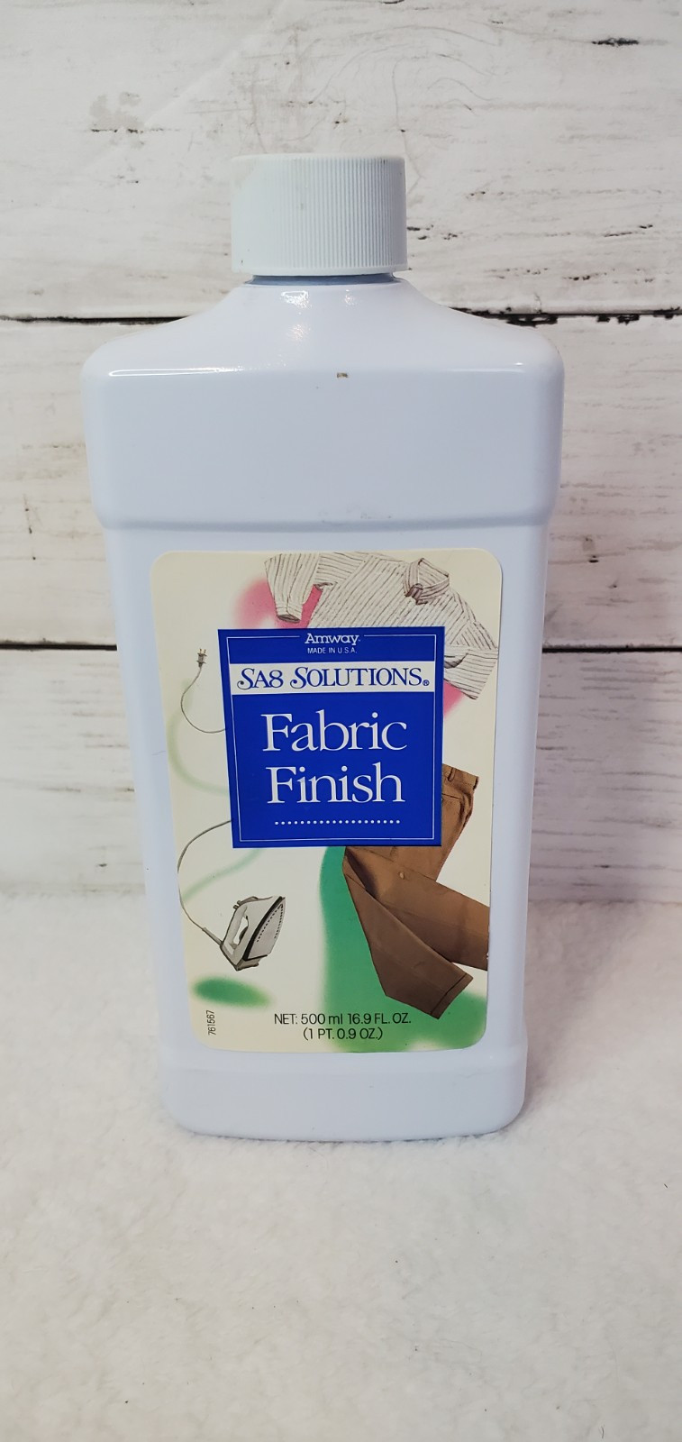 AMWAY Vintage 90s Laundry Fabric Finish 16.9 oz Made USA E964 Rare 2/3 FULL