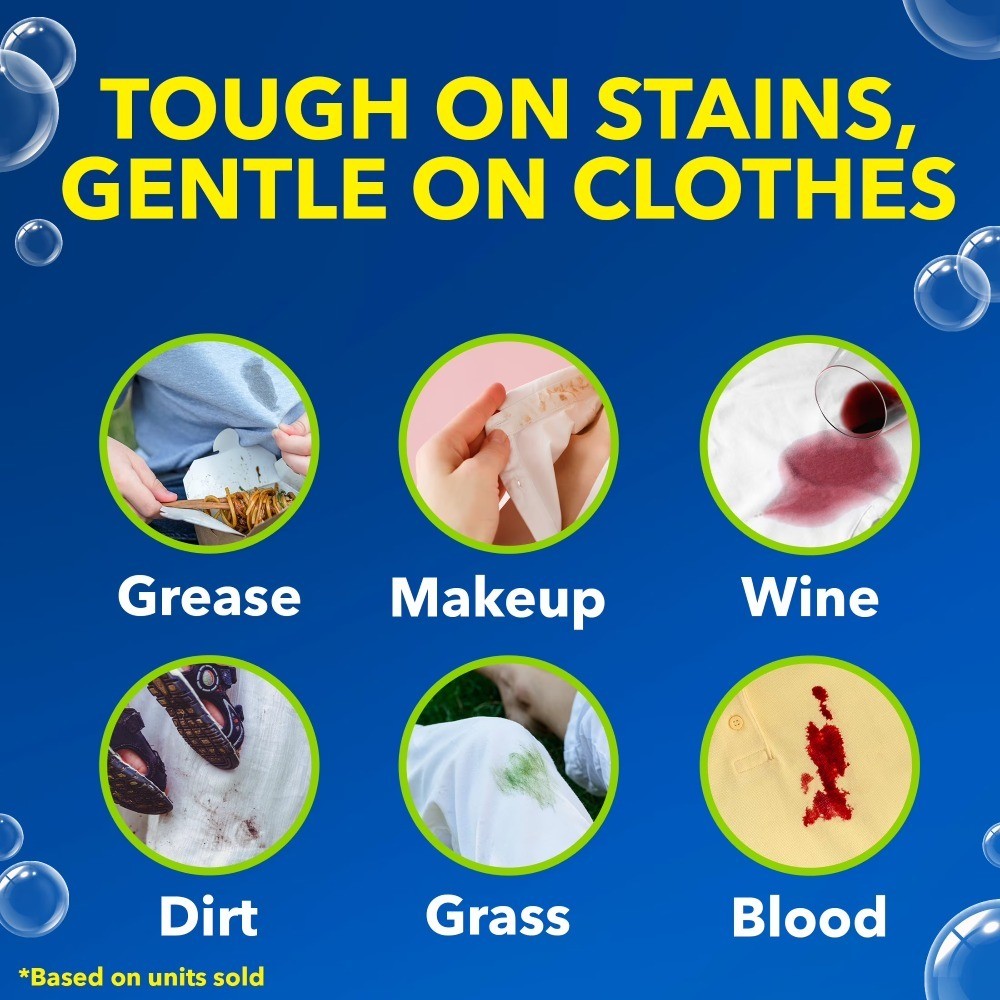 Heavy Duty Stain Remover Powder for Home and Laundry Fragrance Free Dye Free 3