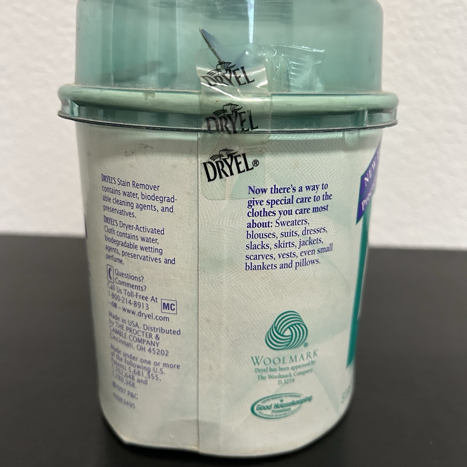 Vintage 1997 Dryel Dry Clean At Home Starter Kit 16 Garments 4 Loads NOB