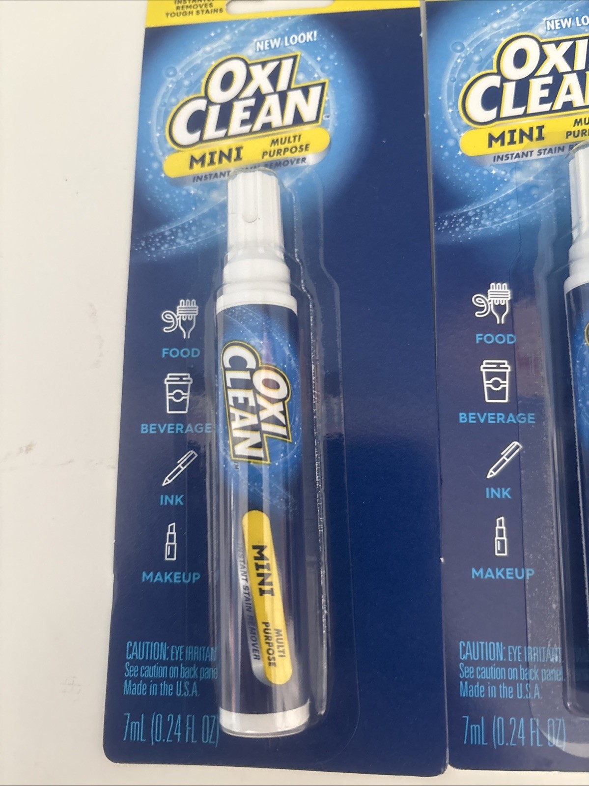 OxiClean Mini On the Go Stain Remover .24 oz/7 ml Sticks Lot of 3 Multi Purpose
