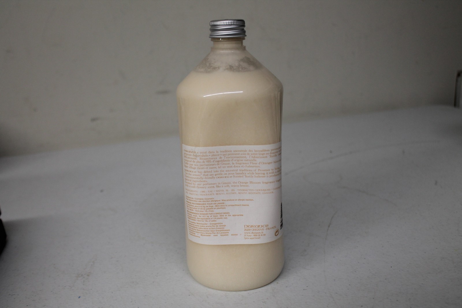 Lot of 2 Durance Scented Adoucissant Textile Softener 33.8 fl oz Fabric Laundry