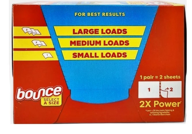 Bounce Select a Size Fabric Softener Dryer Sheets, Outdoor Fresh – 400 Count