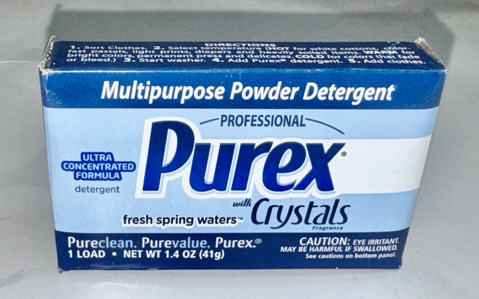 Purex Professional Powder Detergent with Crystals Fresh Spring Waters 1 Load