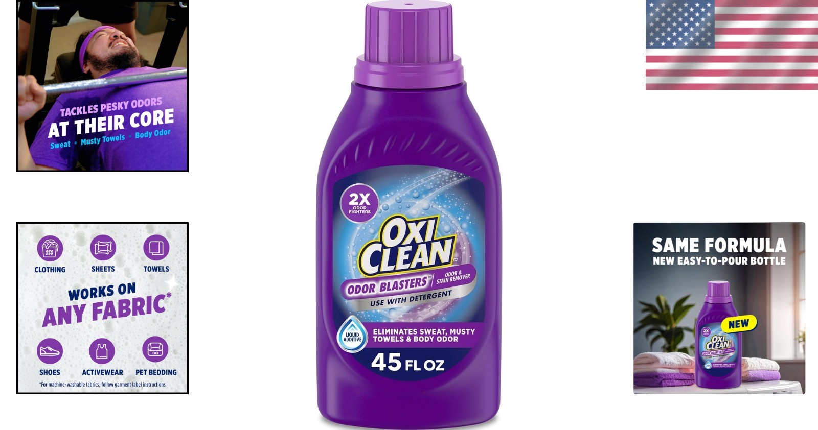 Odor Blasters 45 Fl Oz Liquid Stain Remover – Powerful Odor & Stain Fighter