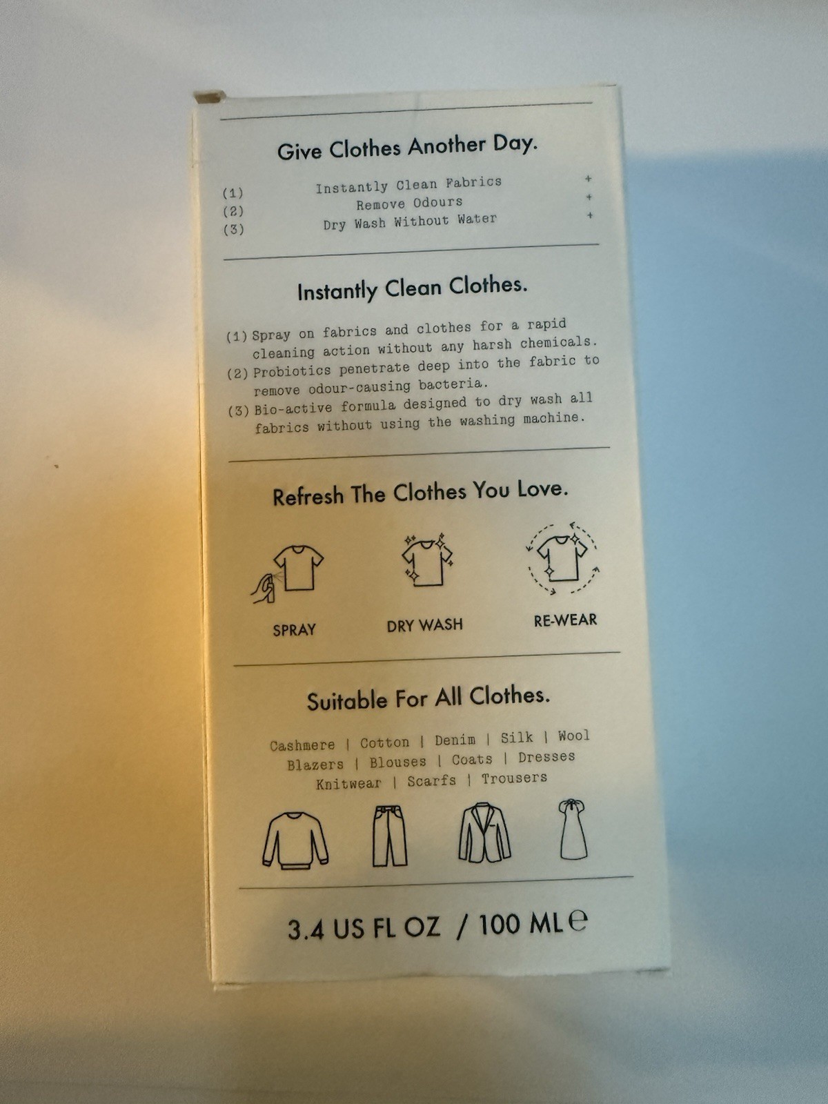byMatter Fabric Freshener Dry shampoo your Fabrics Clothes Mattress Shoes Curtai