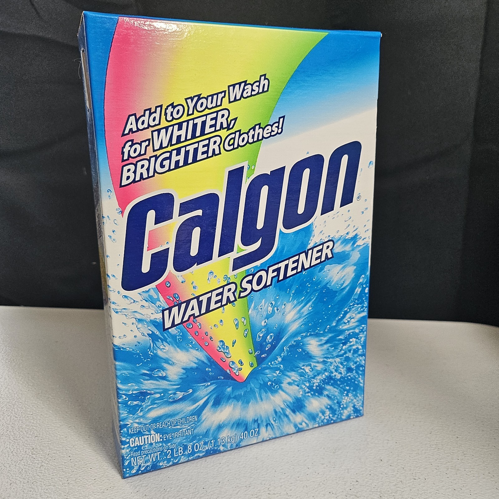 (1) Calgon Water Softener Loose Powder Box New 2 LB