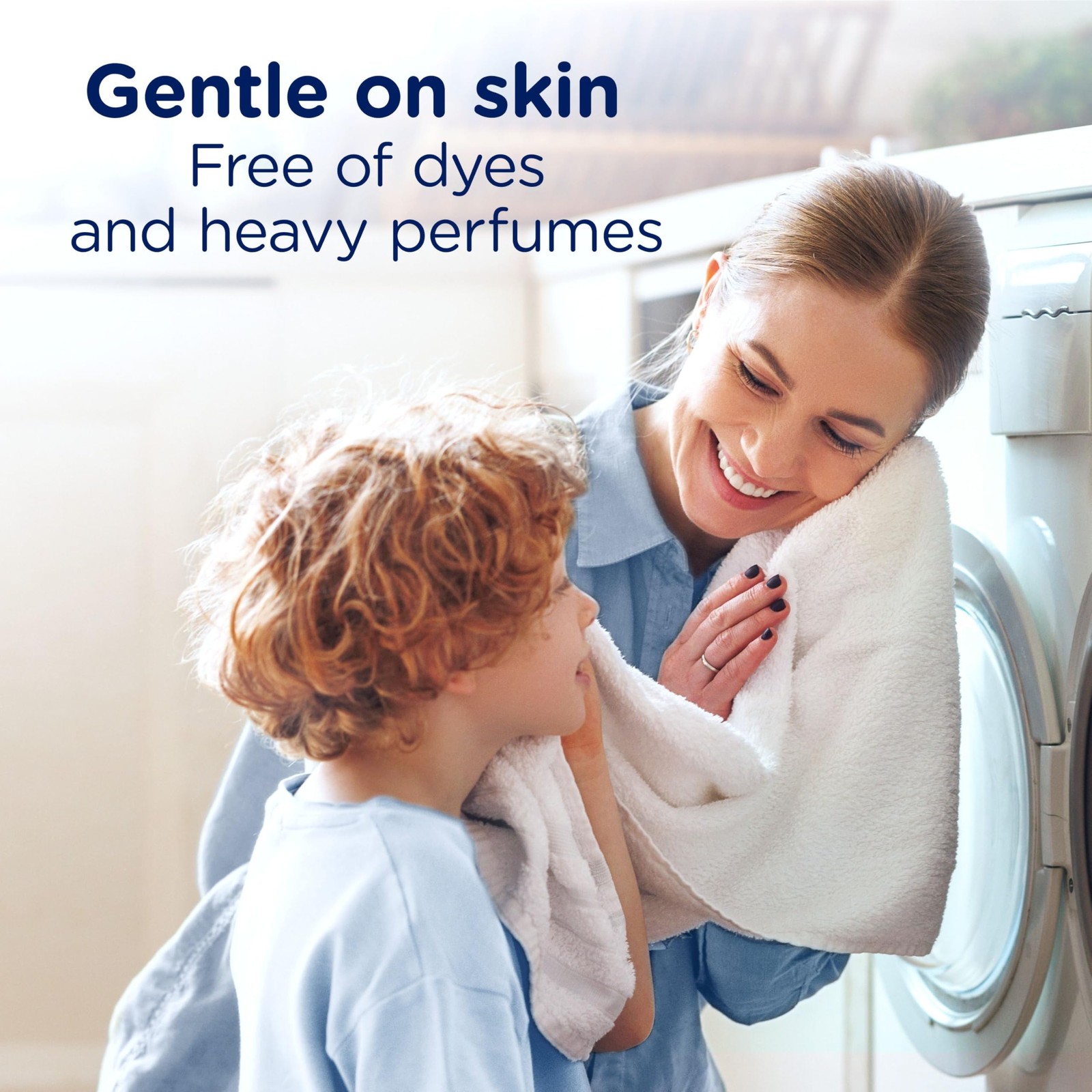 Downy Free & Gentle Rinse Laundry Odor Remover, Scent Free, 48 FL OZ, Gentle …