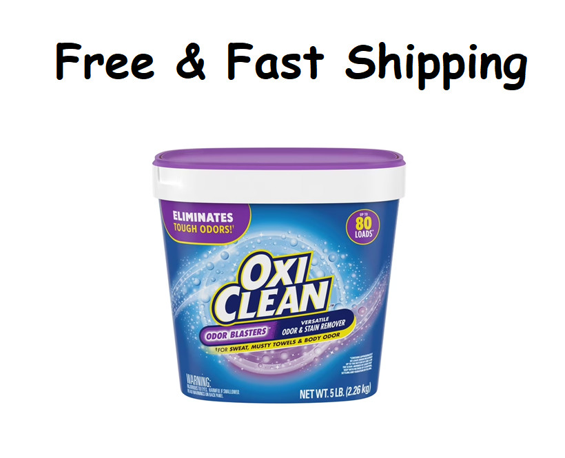 Odor Blasters Versatile Odor and Laundry Stain Remover Powder, 5 Lb
