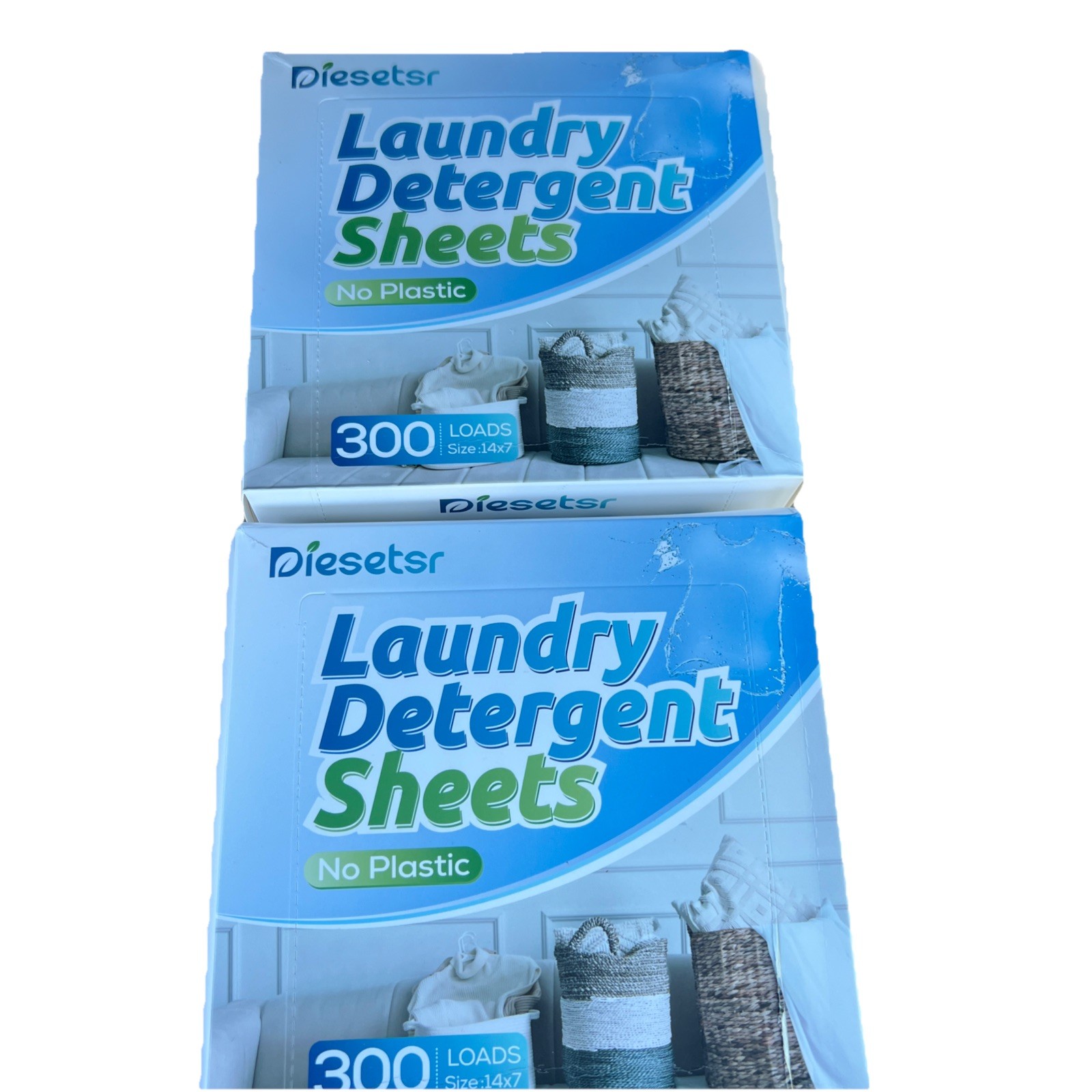 Diesetsr Laundry Detergent Sheets 2 Boxes 300 Loads in Each box Eco Friendly