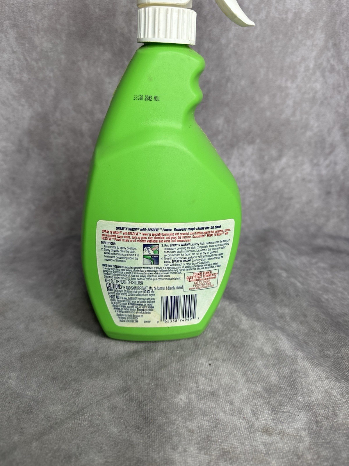 2008 SPRAY ‘N WASH WITH RESOLVE POWER 30 OZ NOS