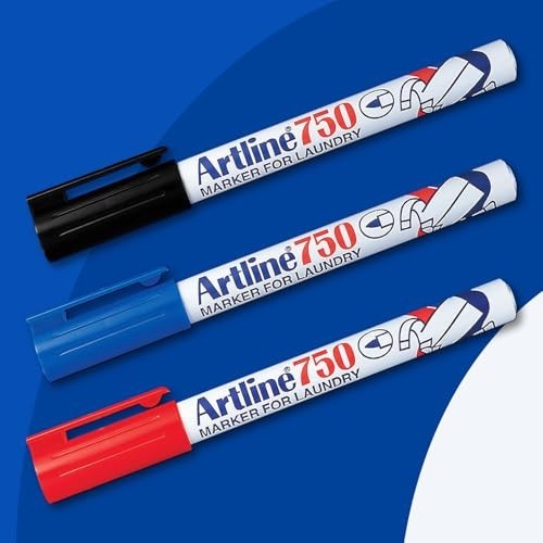Permanent Laundry Markers – 3-Pack Black Indelible Ink for Light Clothing