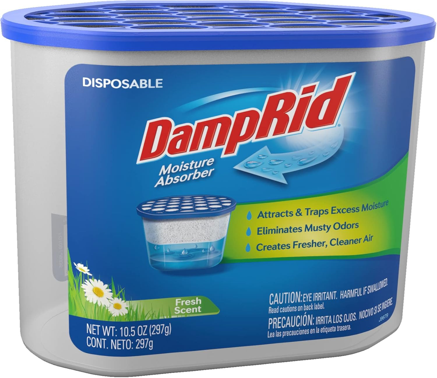 Fresh Scent Disposable Moisture Absorber, 10.5 Oz., 3 Pack – Attracts & Traps…