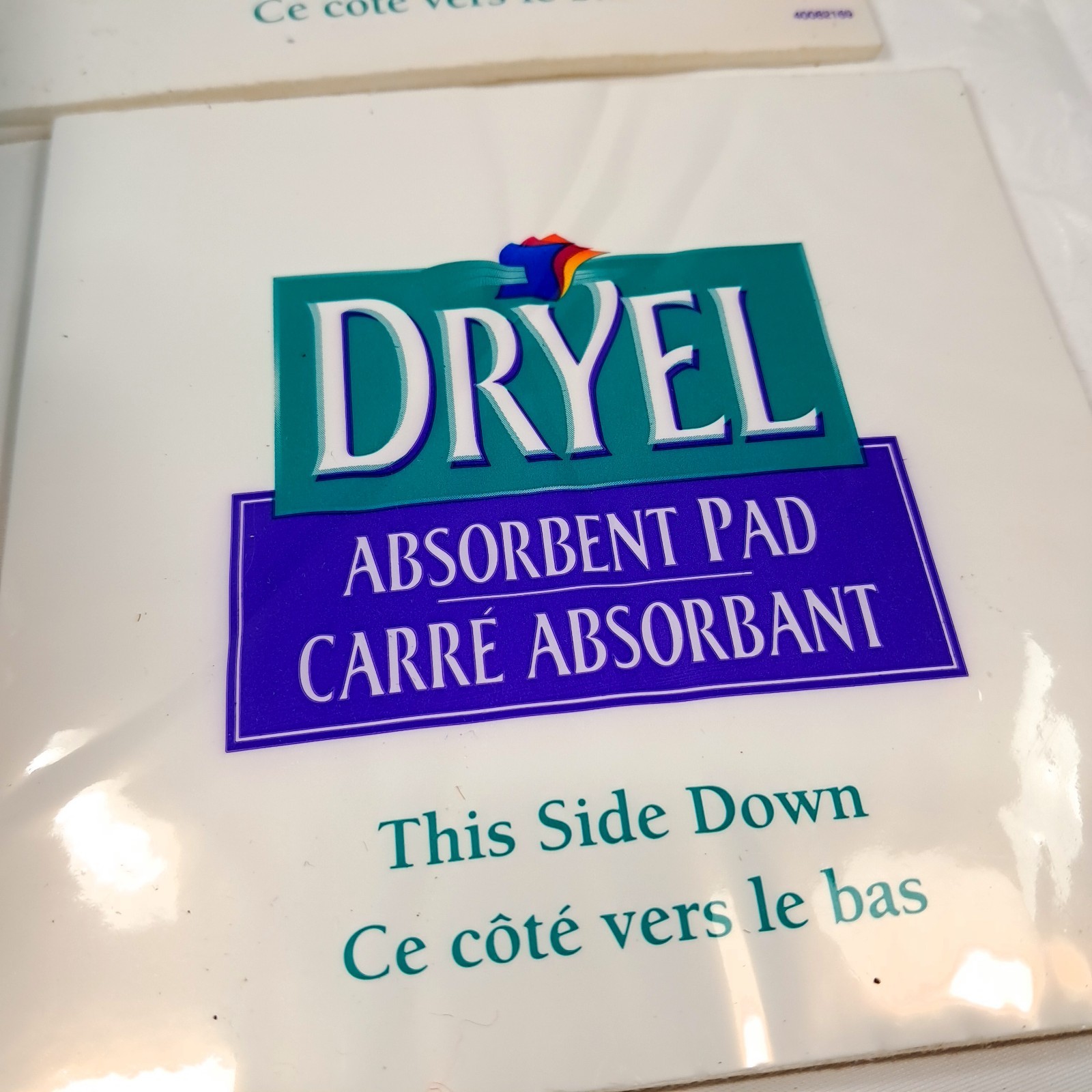 Vintage Dryel Stain Remover Bottle Liquid 3.38oz & absorbent pad set 4 dry clean