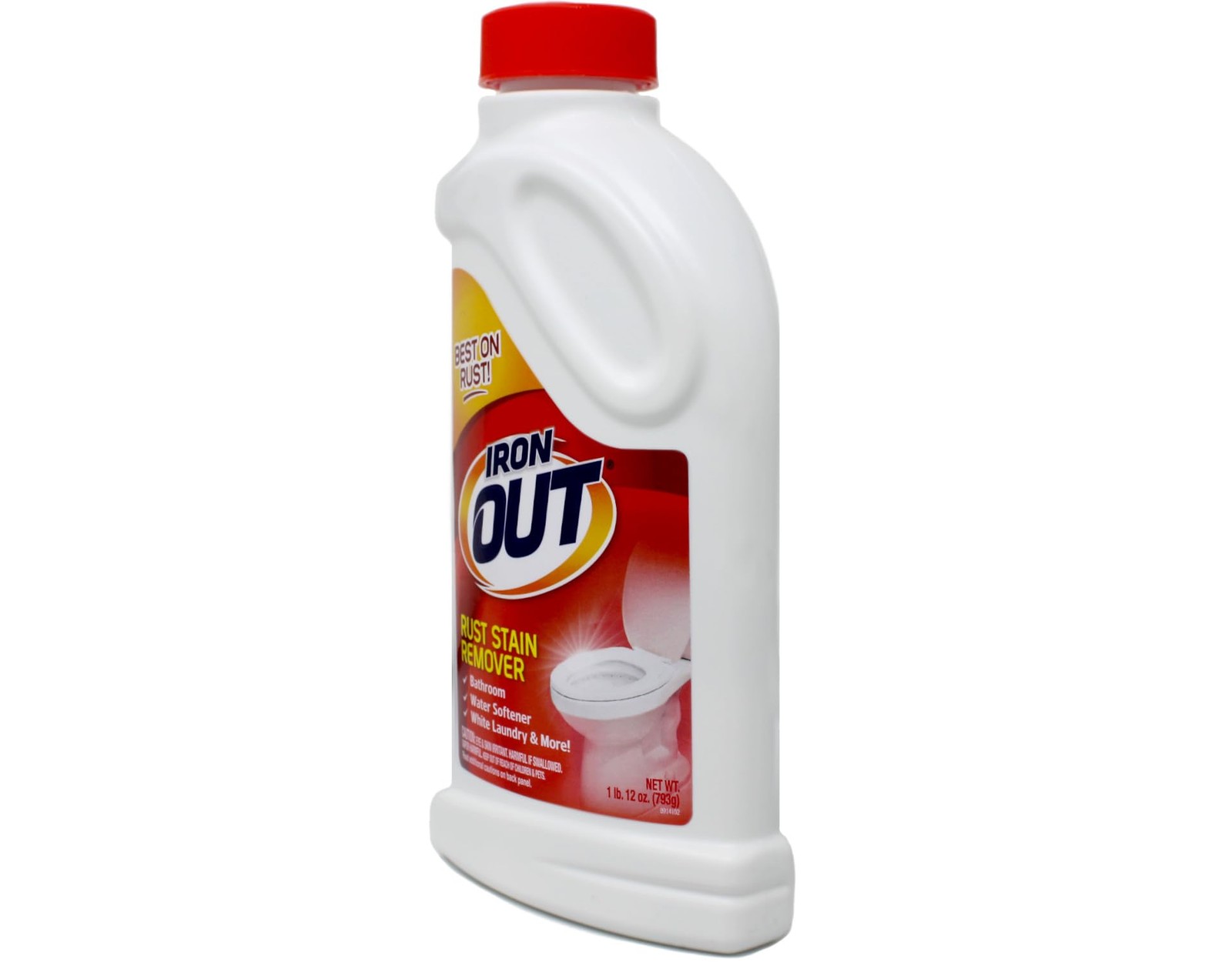 Iron OUT IO30N Rust Stain Remover Powder, 1 lb 12 oz Bottle, 2 Count