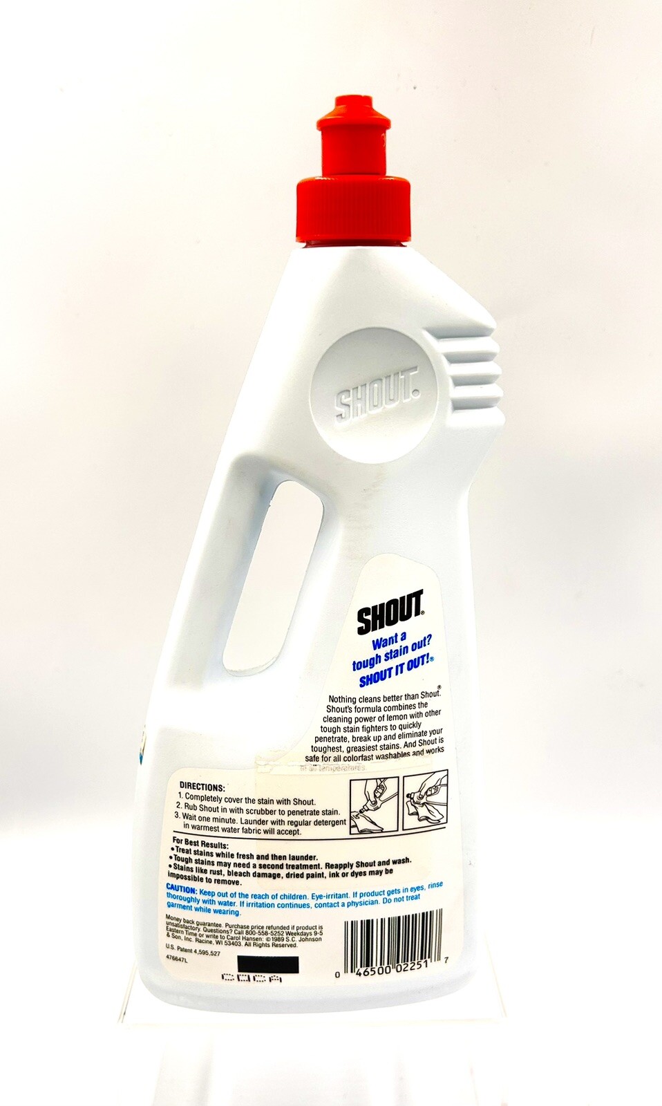 Vintage Shout Laundry Stain Remover 1989 Lemon Power New Old Stock Prop 22oz