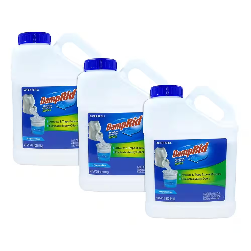 7.5 Lbs. Fragrance Free Super Refill Moisture Absorber (3-Pack)