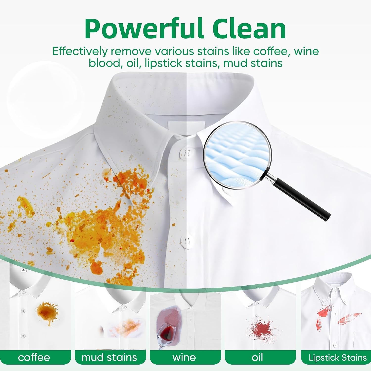 Compact 60 Count Eco-Friendly Washing Detergent Sheets for Travel & Home