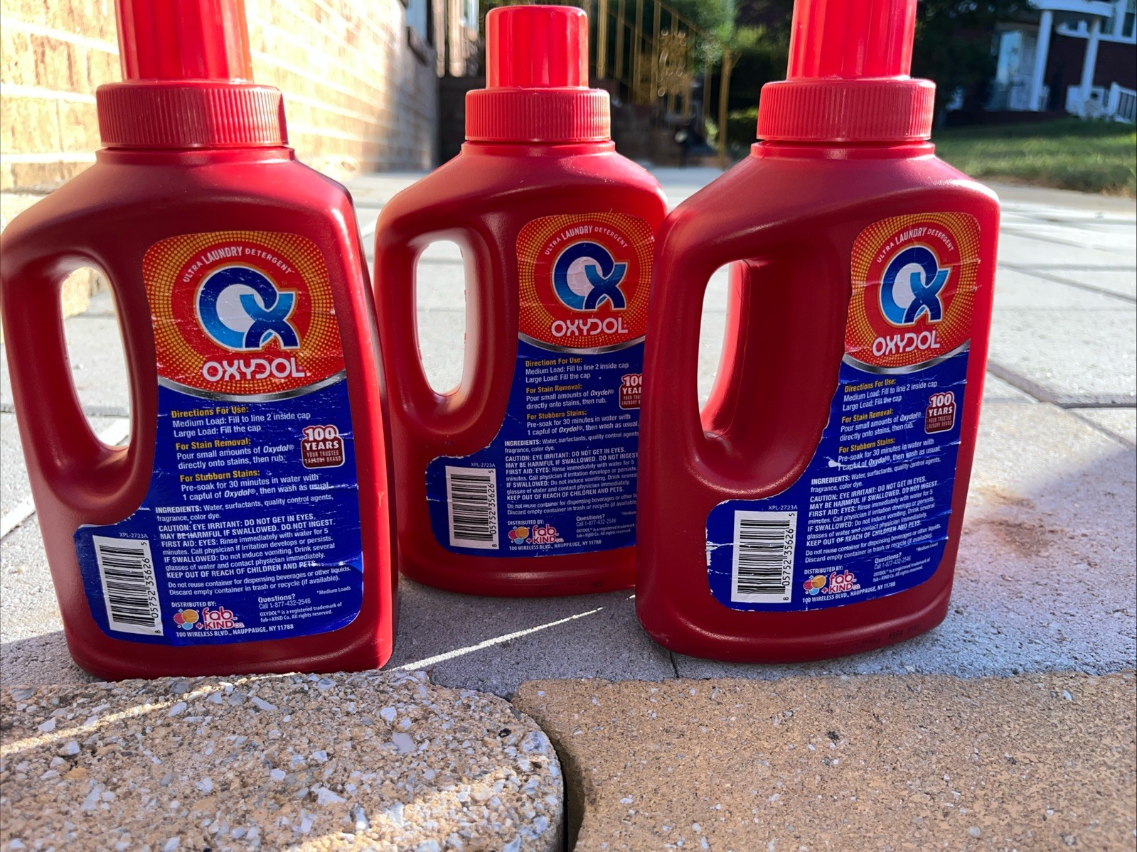 3X Oxydol Liquid Laundry Detergent Clean Linen Scent, 32 fl oz each