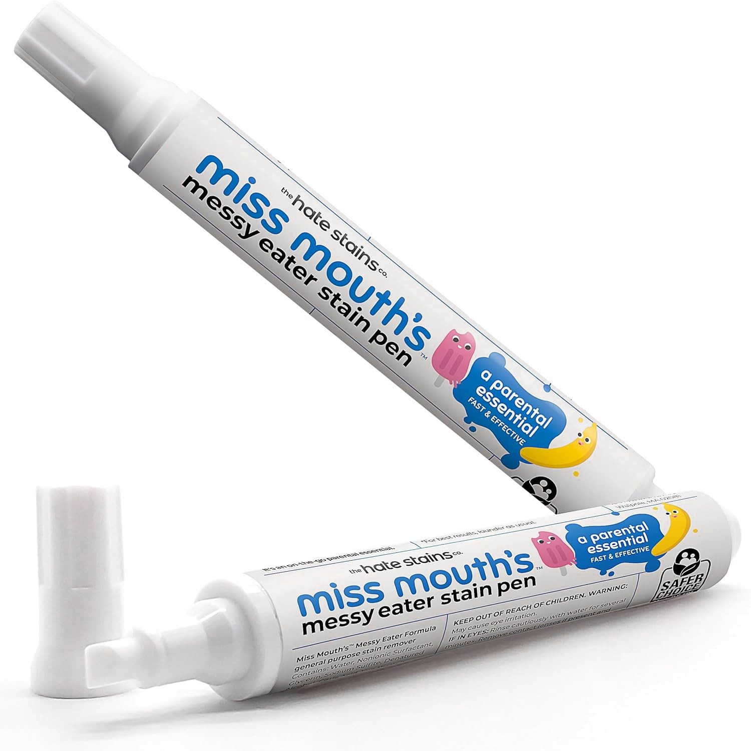 Miss Mouth’s Messy Eater Stain Treater Pen – 2 Pack To Go 2 Fl Oz (Pack of 1)