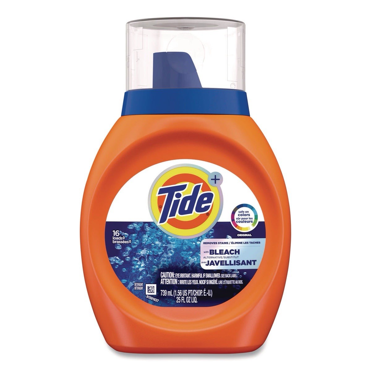 Tide Plus Bleach Alternative Liquid Laundry Detergent Original Scent 25oz Bottle