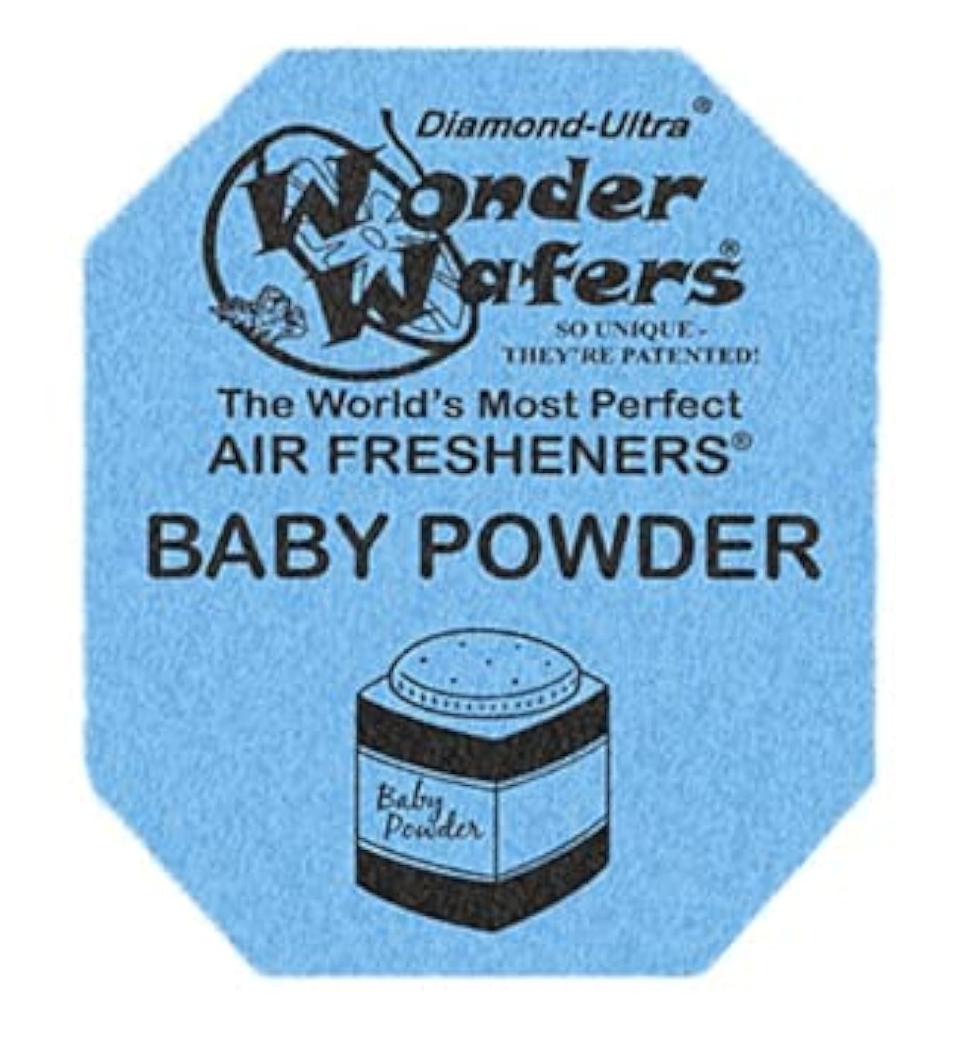 25 Count Baby Powder Scented Deodorizer Wafers Fresh Long Lasting Aroma