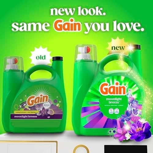 Gain Liquid Laundry Detergent Moonlight Breeze HE 132 fl oz 100 Loads