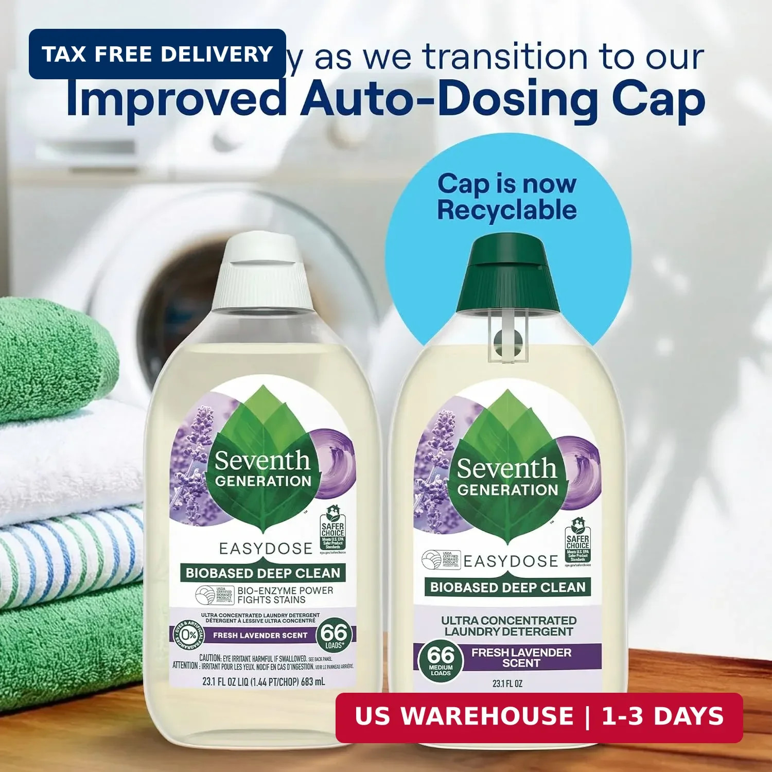 EasyDose Laundry Detergent Fresh Lavender Ultra Concentrated
