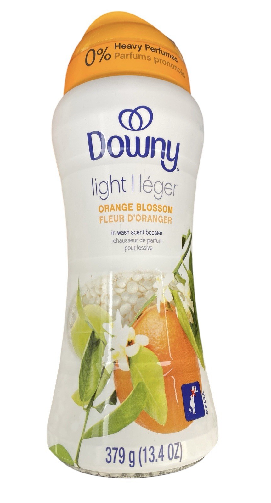 Downy Light in Wash Scent Booster Beads, Orange Blossom Scent 13.4 oz