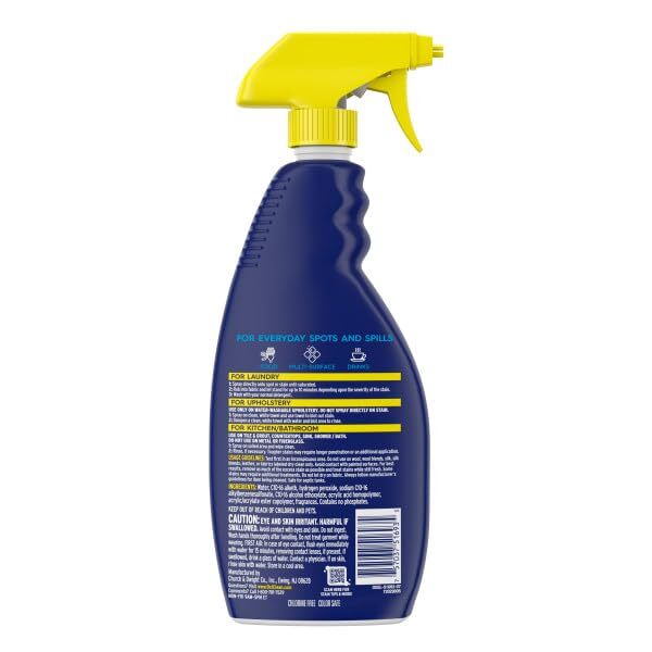 OxiClean Laundry Stain Remover Bundle 56 Fl Oz and 21.5 Oz Fast Acting Spray