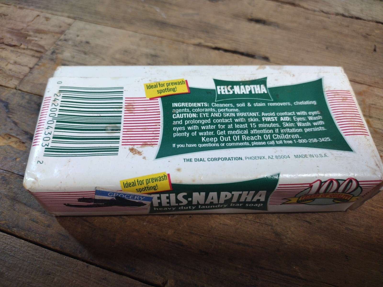 Fels- Naptha By Purex Laundry Bar Soap And Stain Remover
