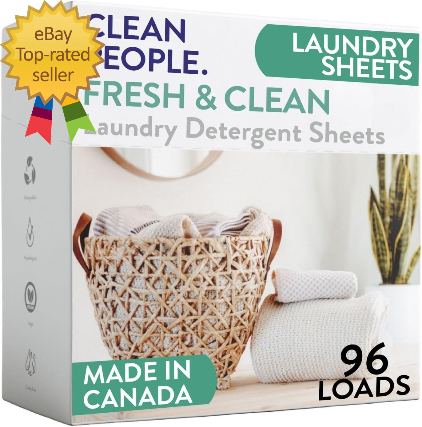 Laundry Detergent Sheets – Laundry Soap – Ultra Concentrated, Recyclable Packagi