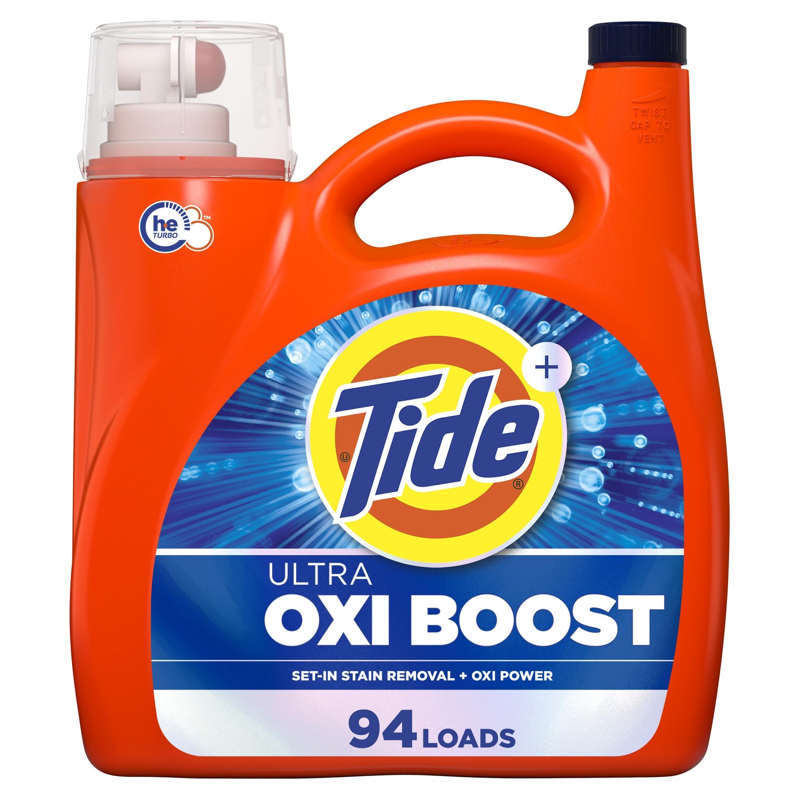 Tide Ultra Oxi Boost Liquid Laundry Detergent, 132 fl 132 Fl Oz (Pack of 1)
