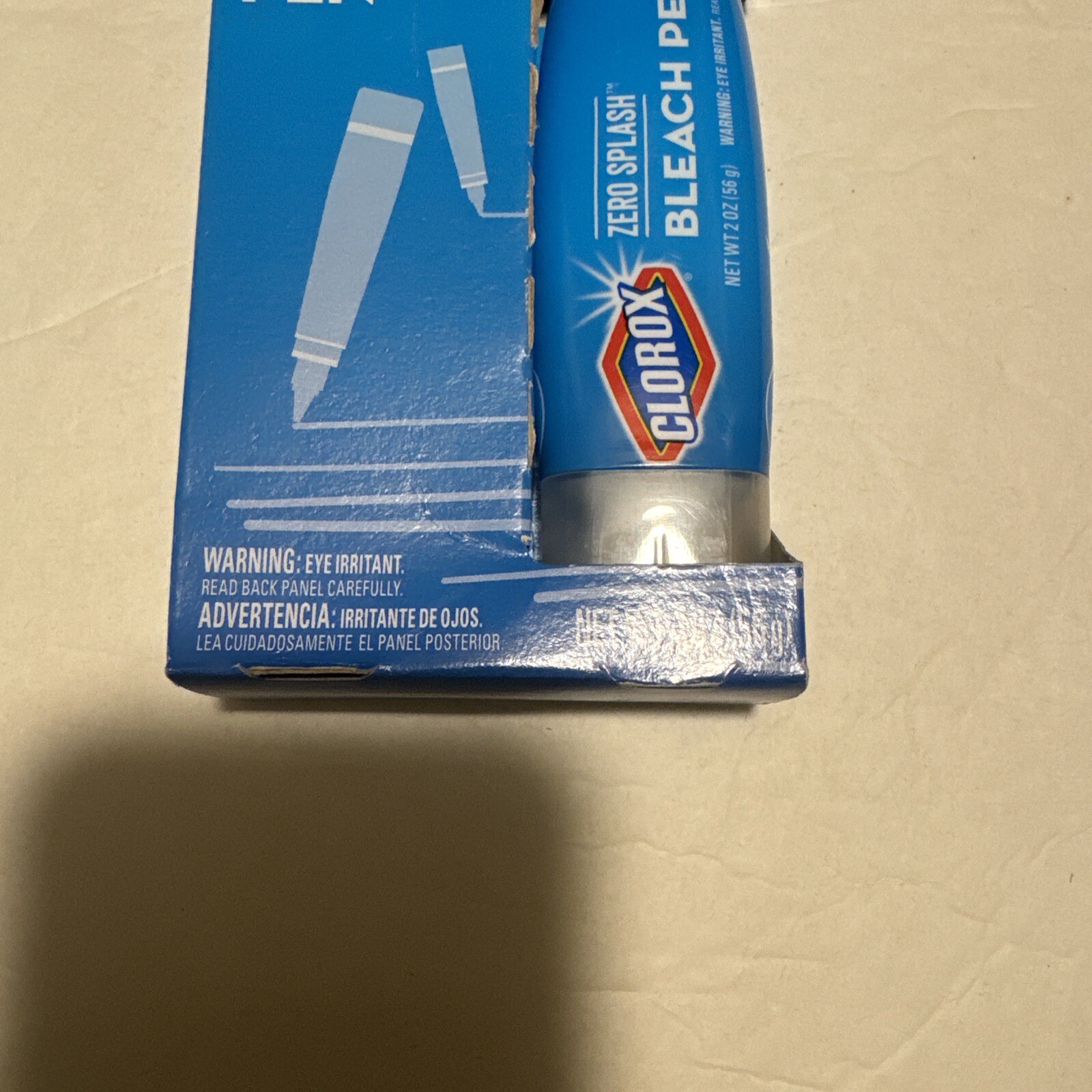 New Clorox Bleach Pen Gel for Whites 2oz Grout Cleaning Laundry No Splash