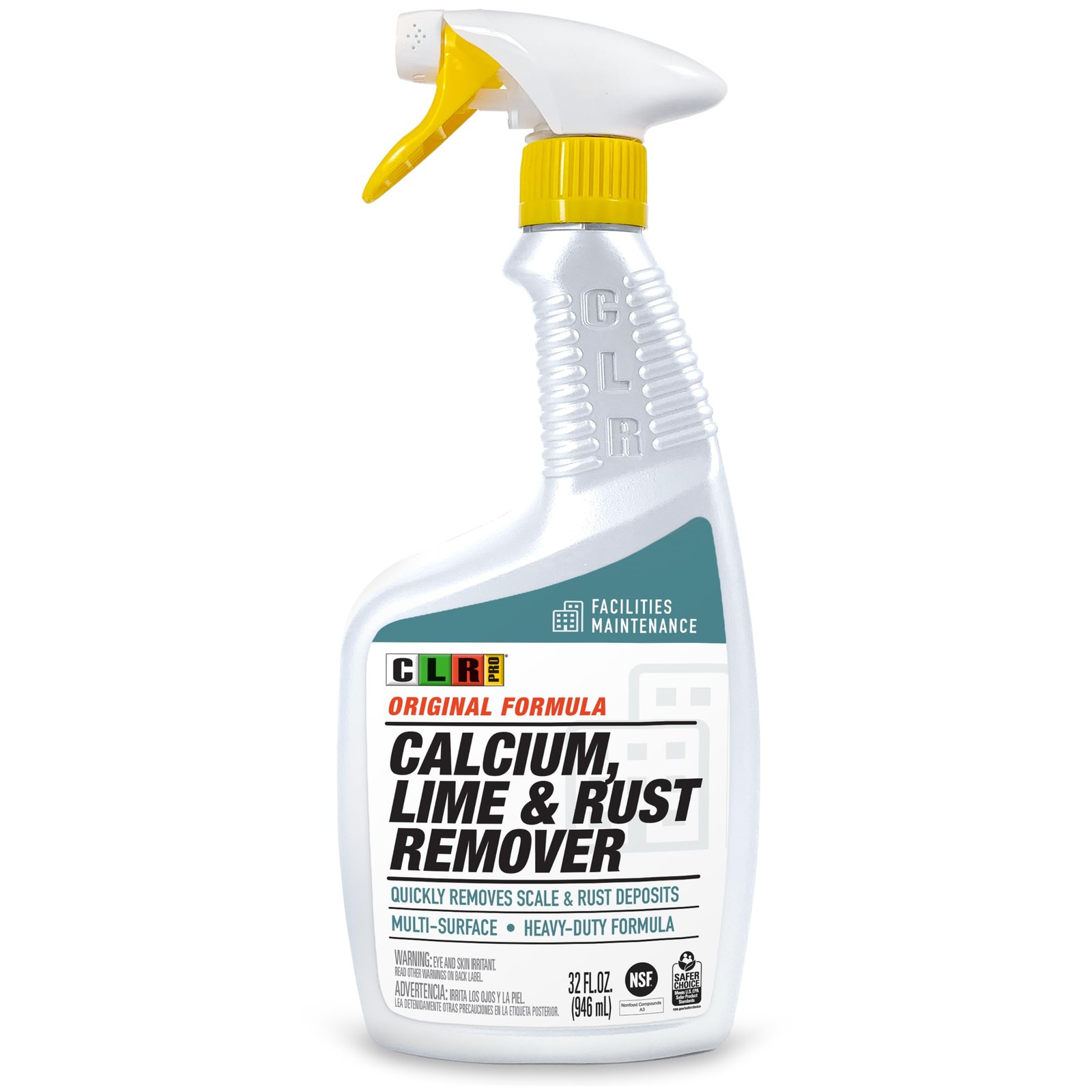 CLR PRO Calcium, Lime & Rust Remover, Quickly Removes One Size, Multi