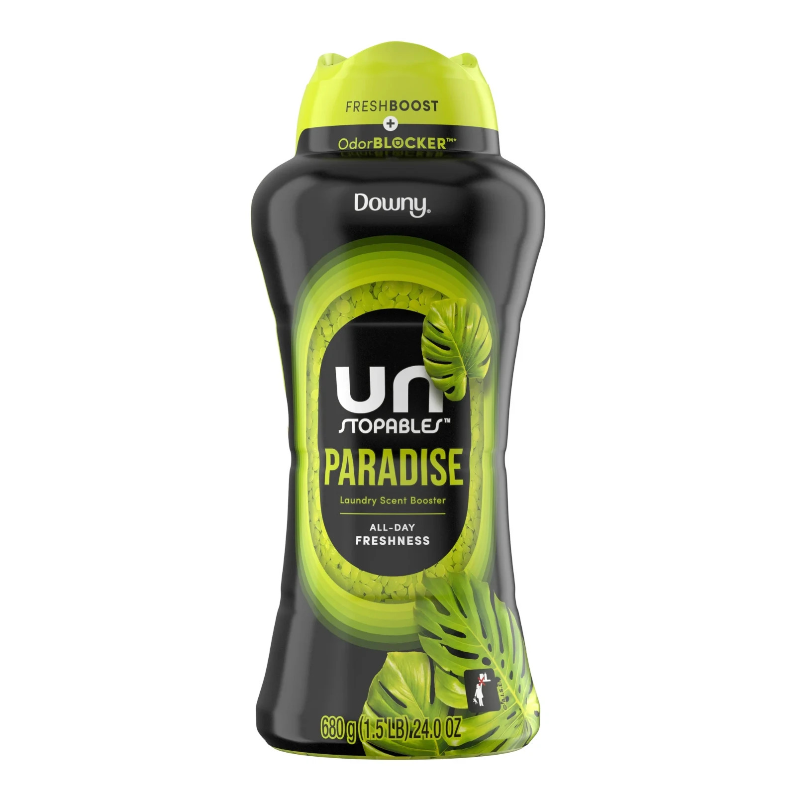 Downy Unstopables In-Wash Scent Booster Laundry Beads, Paradise Scent, 24 oz