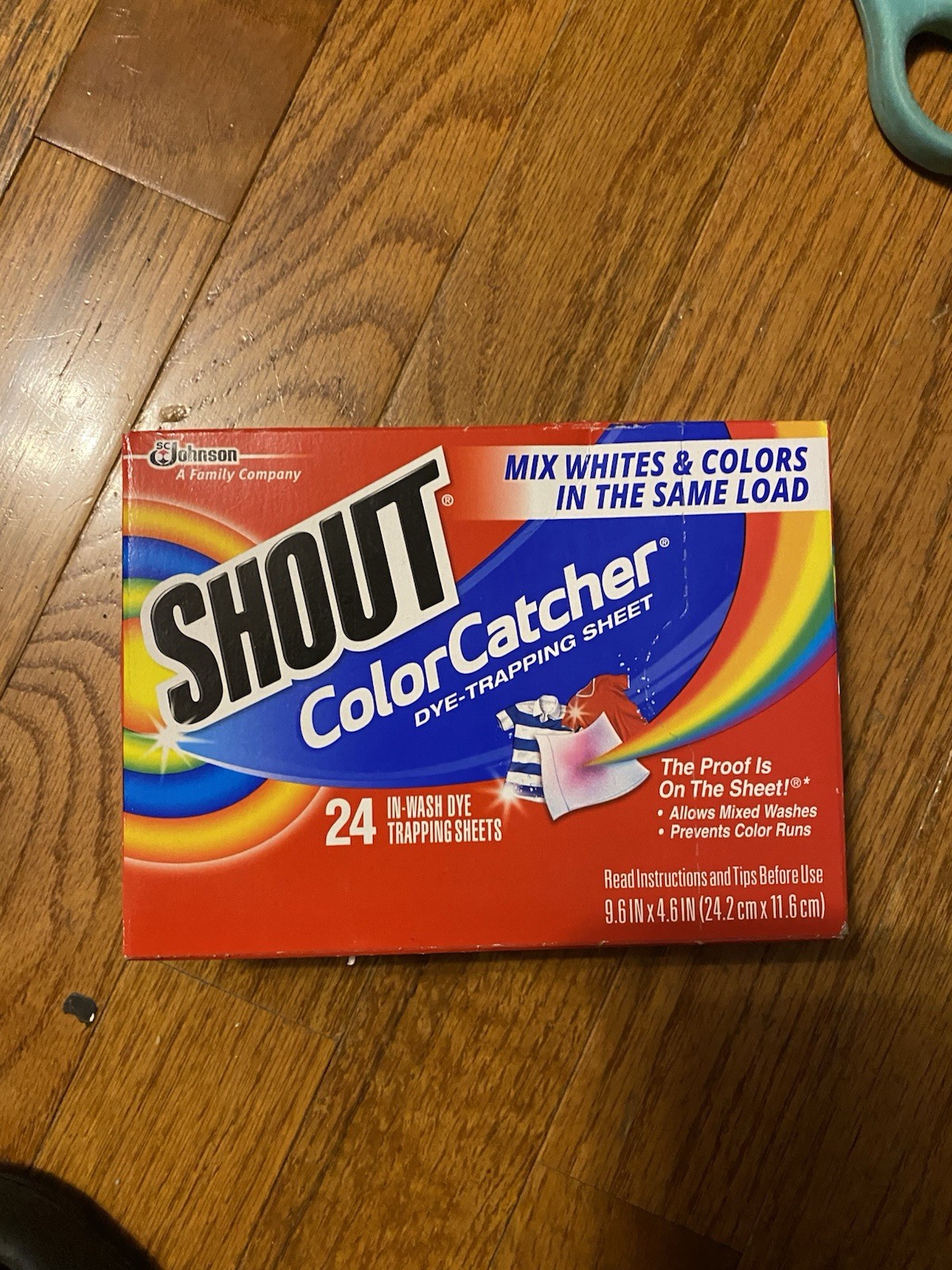 Shout Color Catcher Sheets for Laundry, Allow Mixed 24 Count (Pack of 1), Red